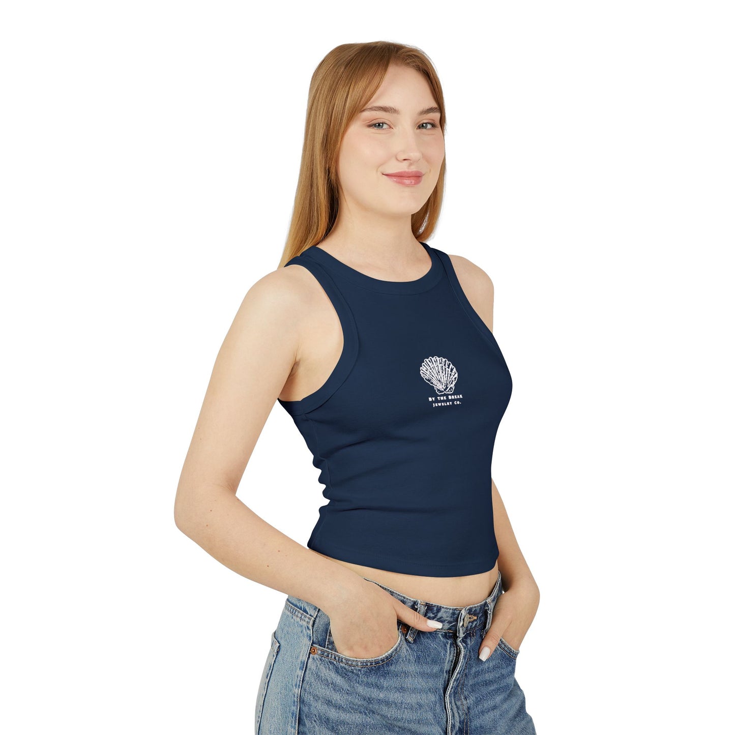 By the Break embroidered tank